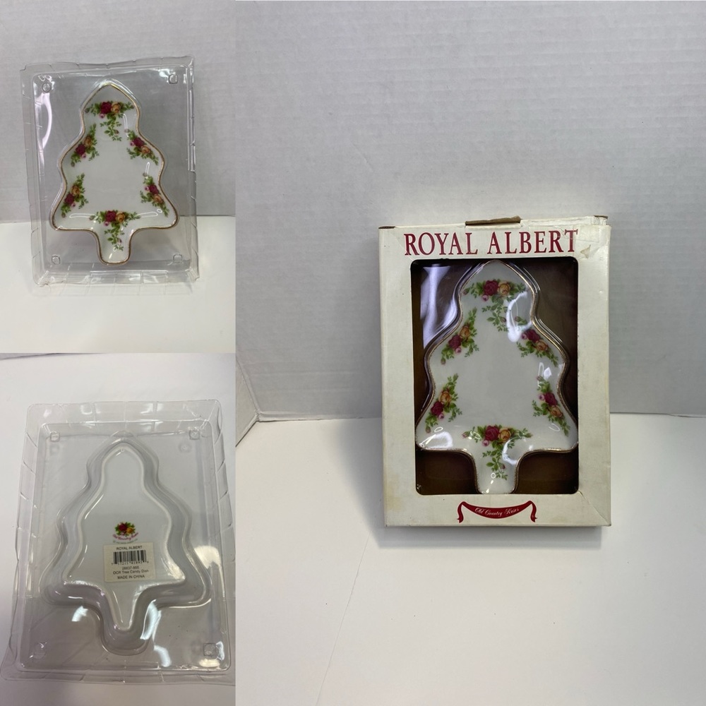 NWT Royal Albert Old Country Roses Tree Candy Dish New